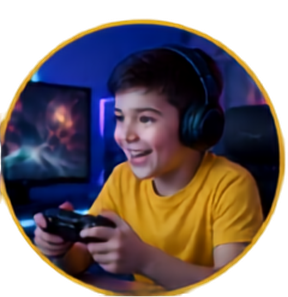 Kid's playing games