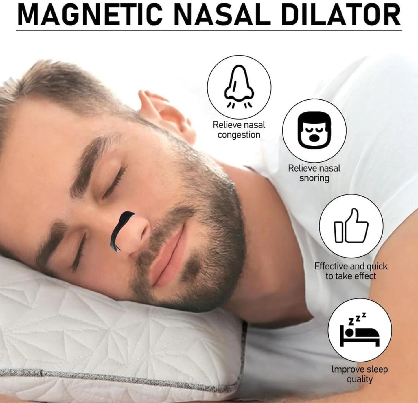 MAGNETIC NASAL STRIP