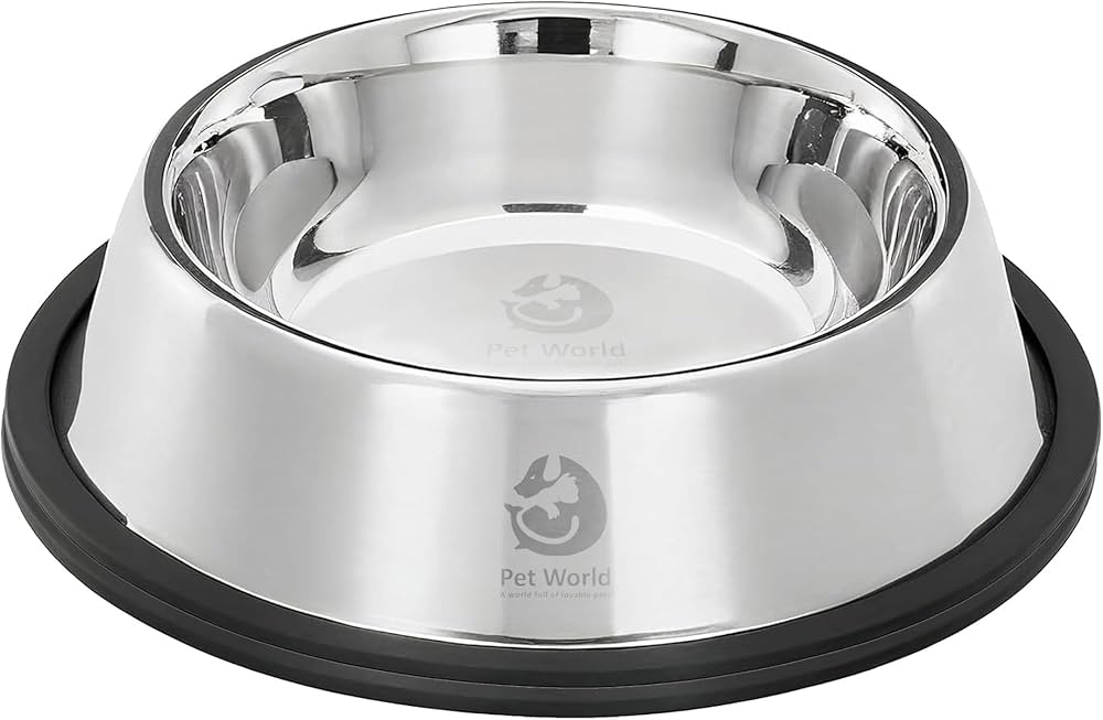 Stainless Steel Feeding Bowl for Pet (Multicolor, 1200 ml)