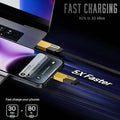 USB A 65W 4 In 1 Transformer Cable Data Cable