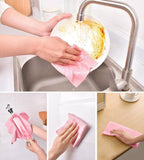 Reusable Kitchen Cleaning Cloth Roll | Absorbent Microfiber Towels