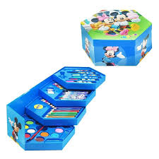 46 Pcs Drawing Set for Kids Art Set with Color Box Pencil Colors Crayons Colors Water Color Sketch Pens Set for Kids Best Gift for Kids(Multicolor)