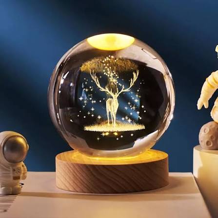 3D Crystal Lamp Ball(Assorted Design)