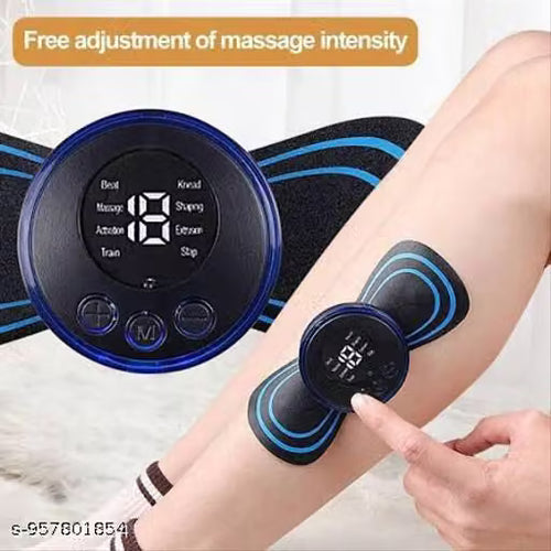 Body Massager , Wireless Portable Neck Massager with 8 Modes and 19 . Pain reliver mini Massager | EMS Massager