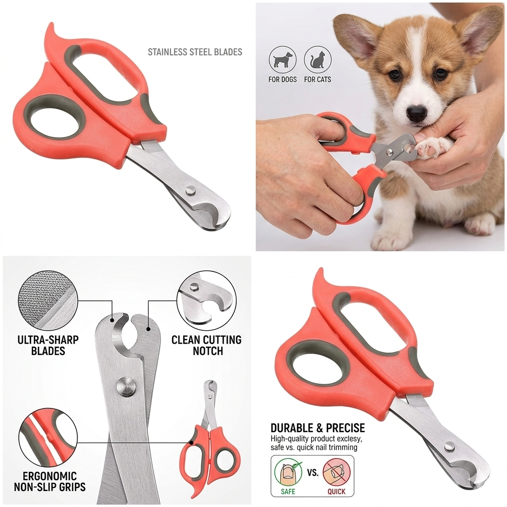 Nail Cutter for Dog (Multicolor)